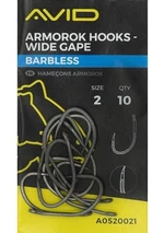 Avid carp háčiky armorok hooks wide gape barbless - 2