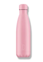 Sticlă termos Chilly's Bottles - roz pastel 500ml, ediția Original