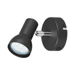 Czarna lampa punktowa ø 8 cm Cantar – Trio