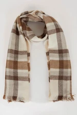 DEFACTO Women's Plaid Patterned Scarf