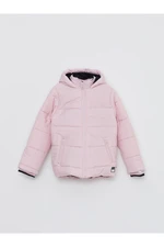 LC Waikiki Basic Girl's Puffer Coat with Hood