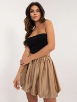 Brown skirt with elastic