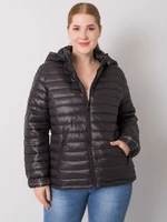 Black reversible jacket plus size