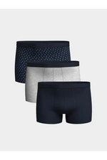 LC Waikiki Standard Mold Flexible Fabric Men's Boxer 3-Piece