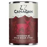 CANAGAN Venison & wild boar stew konzerva pre psov 400 g