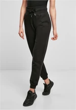 Women's Organic High Waisted Sweat Pants Black