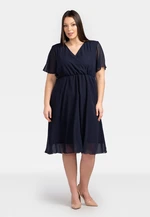 Dámské šaty Karko Karko_Dress_U392_Navy_Blue