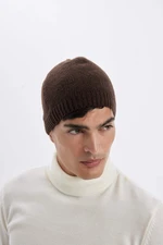 DEFACTO Men's Basic Plain Knitted Beret