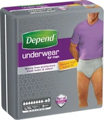 DEPEND Inkontinenční kalhotky absorbční Maximum L/XL pro muže 9 ks