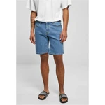 Denim shorts relaxed fit light blue washed