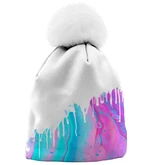 Mr. GUGU & Miss GO Woman's Paint Droplets Beanie WB21WH 2366