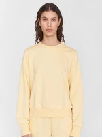 Yellow basic sweatshirt Noisy May Magnifier - Women's