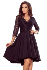 Numoco lace neckline dress