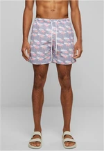 Pattern swimsuit shorts flamingo aop