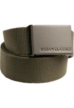 Olive canvas belts