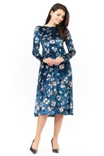 Infinite You Woman's Dress M147 Navy Blue