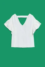 WOMEN'S SHIRT L-KO-4051 WHITE