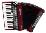 Hohner Bravo III 72 Red Accordéon à touches