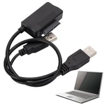 Hard Drive Adapter Optical Drive Cable Plug And To USB2.0 Conversion Cable For 6p+Notebook 2nd Optical Drive