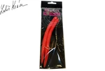 LK Baits návazec na tresky 12/0 14cm Glitter Lumino Red/Červený