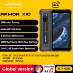 Armor X10 Ulefone Rugged Phone 4GB +32GB 5180mAh Global Version Waterproof Smartphone 5.45“ Android 11 telephone NFC 13MP OTG