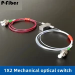 Mechanical 1/2 optical switch 13/15NM non-locking/locking single/multimode optical switch selectable