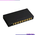 8 Port Gigabit Unmanaged Ethernet Network Switch Ethernet Splitter Plug & Play Fanless Metal Design Shielded Ports