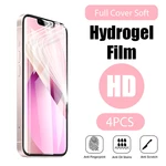 4PCS Full Cover Hydrogel For iPhone 13 12 11 PRO MAX 12Mini Screen Protector For iPhone 12 Pro 8 Plus 7 6 SE X XR XS Max