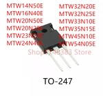 10PCS MTW14N50E MTW16N40E MTW20N50E MTW20N20E MTW23N25E MTW24N40E MTW32N20E MTW32N25E MTW33N10E MTW35N15E MTW45N10E MTW54N05E