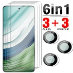 6in1 Tempered Glass For Huawei Mate 60 Screen Protector Hauwei Mate 60 Huawey Mate60 4G Camera Lens Protective Film Cover 6.69in