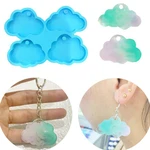 Cloud Earring Silicone Molds Jewelry Epoxy Resin Molds for DIY Necklace Earrings Keychain Pendant Crafts Jewelry Making Tool