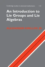 An Introduction to Lie Groups and Lie Algebras