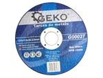 GEKO Řezný kotouč na kov 125 x 1 x 22,23 mm, balení 25 ks