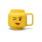 Żółty ceramiczny kubek dla dzieci 530 ml Head – LEGO®