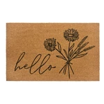 Wycieraczka z włókna kokosowego 75x45 cm Hello & Flowers – Hanse Home