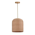 Rattanowa lampa wisząca SULION Babel, wys. 135 cm