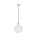 Lampa wisząca w kolorze srebra ze szklanym kloszem ø 15 cm Oden – Candellux Lighting