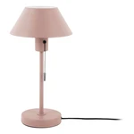 Jasnoróżowa lampa stołowa z metalowym kloszem (wysokość 36 cm) Office Retro – Leitmotiv