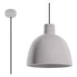 Jasnoszara lampa wisząca ø 28 cm Filippo – Nice Lamps