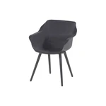 Komplet 2 antracytowych krzeseł ogrodowych Hartman Sophie Studio Armchair