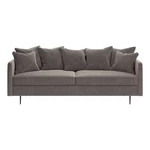 Beżowa aksamitna sofa Ghado Esme, 214 cm