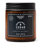 Zapachowa sojowa świeca czas palenia 48 h Bergamot & Cedar – Gentlemen's Hardware