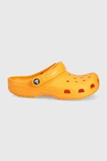 Pantofle Crocs oranžová barva