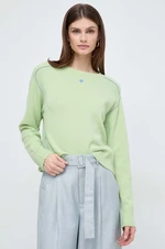 Kašmírový svetr MAX&Co. zelená barva, 2416361071200