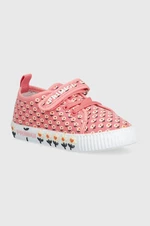 Dětské sneakers boty Primigi růžová barva