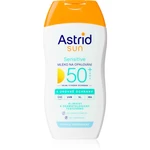 Astrid Sun Sensitive mlieko na opaľovanie SPF 50+ s vysokou UV ochranou 150 ml