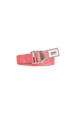 Tommy Jeans Opasok - TJW WEBBING ESSENTIAL BELT ružový