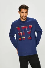 Tommy Hilfiger Mikina - RELAXED HEAVY BRANDED SWEATSHIRT modrá