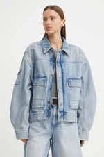 Džínová bunda G-Star Raw dámská, přechodná, oversize, D24942-D436