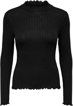 Jacqueline de Yong Dámske tričko JDYFRANSISKA Stretch Fit 15228065 Black S